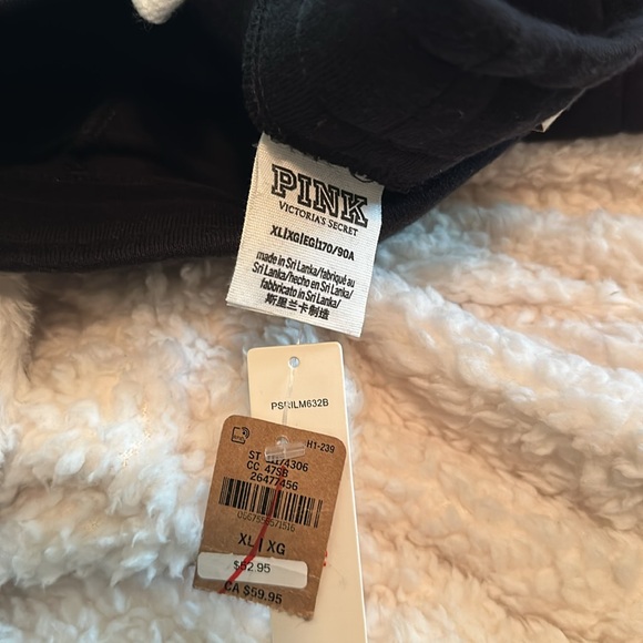 VICTORIA'S SECRET PINK FLEECE ACTIVE EVERYDAY LOUNGE JOGGER  SWEATPANTS XL - Picture 5 of 5